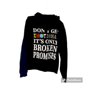 Size small Broken Promises hoodie
